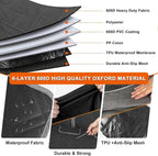 Dog Car Seat Cover Compatible with Chevy Equinox 2010-2025, Waterproof Pet Bench Seat Cover for Back Seat, 600D Heavy Duty Scratch Proof Nonslip Truck Seat Covers for Dogs