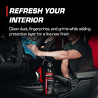Interior Protect - 2-Stage Cleaner & Protectant Spray - High-Performance Car Care, Wipe Away dust and Fingerprints in Your Vehicle - UV protectant, Citrus Scent - 16 oz. (2 Pack)