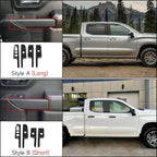 ABS Carbon Fiber Interior Window Lift Switch Panel Cover Trim for 2019-2025 Chevy Silverado | for 2019-2021 GMC Sierra 1500 2500 3500 HD Accessories (Double Cab)