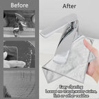 Microfiber Glass Cleaning Cloths,8 Pack Streak Free Miracle Cleaning Cloth,Reusable Lint Free Cleaner Towels for Kitchen,Windows,Mirror,Glasses,Car Windshields,Stainless Steel,11.8"×11.8"
