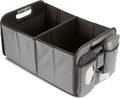 Out-n-About Trunk Organizer for SUVs and Cars with Portable Changing Pad and Wet Baby Wipes for Diaper Changes On-the-Go, Collapsible, Grey