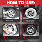 120269 Tire Wet Foam - Specially Formulated Thick Tire Spray Foam Clings to Tires to Dissolve & Clean Dirt while Shining & Protecting, 18 Fl. Oz. (Pack of 2)