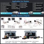 8Core 6G 128G Android Car Stereo for VW Passat Golf MK5 MK6 Jetta T5 EOS Polo Touran Seat Sharan Wireless Carplay Android Auto, 7'' Touchscreen Stereo with GPS Bluetooth WiFi FM/RDS DSP Rear Camera