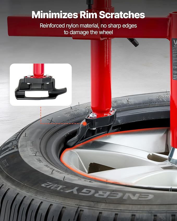 Manual Tire Changer Duck Head Kit with Silver Cone, Fit for 16"-21" Wheels, Heavy Duty Manual Tire Changer Duck Head Adapter Kit, Mounting and Demounting Tool for Most Cars, SUVs, Trucks, ATVs