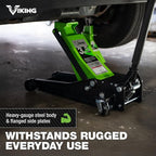 Viking 3.5 Ton Floor Jack - Low Profile Car Jack with Lightning Lift Hydraulic - Heavy Duty