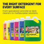 Kärcher Wood Fence & Deck Cleaner, Removes Dirt and Grime from Wood, Composite, and PVC, Highly Concentrated, Makes up to 40 gal of Cleaner, Residue Free