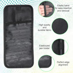 CD Case Holder for Car - DVD Vehicle Visor Storage Orangizer Sun Visor Organizer for CD Visor Case with 12 DVD Storage Sleeves 1 Mesh Pocket 1 Pen Holder(Black)