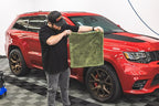 The Liquid8r M22, Absorbent 70/30 Blend Microfiber Drying Towel for Cars, Trucks, and SUVs, Safe for Detailing, Scratch-Free, Twist Loop, 2200 GSM, 20x20 Inches, Camo
