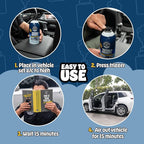 Odor Eliminating Fogger 3 Pack – Black Frost Scent, 3 Oz Each – Set-and-Forget System to Remove Smoke, Pet, Gym, and Food Odors in Cars, Trucks, SUVs