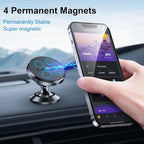 【2 Packs Magnetic Phone Holder for Car【Strong Magnet】 Phone Holders for Your Car Phone Holder Mount【4 Metal Plate】 Universal Car Accessories for Women Men for iPhone Samsung Speakerphones
