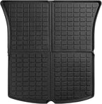 Floor Mats for Tesla Model Y 5 Seats 2021 2022 2023 2024 | 6-Piece Set Extra-Thick TPE All-Weather Floor & Cargo Liners | Pet & Child-Friendly Custom Fit Interior Accessories