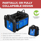 Car Trunk Organizers | Trunk Organizer, Car Storage Organizer - Premium Compartments Collapsible Portable car trunk organizers and storage for SUV (Large Capacity)