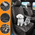 Car Seat Covers for Dogs–Waterproof PU Leather Car Front Seat Cover for Pets & Humans,Scratchproof Captain Seat Protector Fits Most Cars, Trucks, SUVs，Minivans(Black)