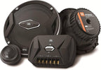 GTO609C 270 Watts 6-1/2" Premium Car Audio Component Stereo Speaker System with Patented Plus One Woofer-Cone Technology