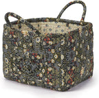 Floral Fabric Storage Basket Car Interior Storage Basket Underwear Sundries Laundry Baskets Supplies Home Organizer Bag (style 5)