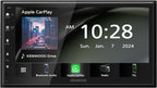 DMX4710S Digital Car Stereo (50W x 6-Ch), Wired Apple CarPlay & Android Auto, Bluetooth-Enabled Head Unit with 6.8" LCD Display, Single DIN Touchscreen Car Stereo with USB Mirroring