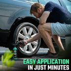 Wet Tire Dressing Spray - Extremely High Shine Tire Dressing for That Wet Look - No Sling, Non-Greasy Silicone Formula with UV Protection - Easy to Apply, Minimal Cure Time - 16 fl oz