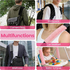 Soft Auto Seat Belt Cover Seatbelt Shoulder Pad Cushions 2 PCS for a More Comfortable Driving Universal Fit for All Cars and Backpack Dirty Pink