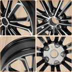 New 17x7" 17 Inch Premium Aluminum Alloy Wheel Rim Compatible with Toyota Corolla 2014-2016 | OEM Design, Alloy Replacement Wheel, Super Duty Car Rims Replacement - OE Stock Specs, Gloss Black