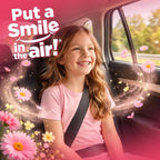 Little Joya 96034-6PK Springtime Car Air Freshener Vent Clip Provides Long-Lasting Freshness in a Compact Design, Fights Odors for up to 45 Days, Cute Car Odor Eliminator, Non-Toxic, Pack of 6