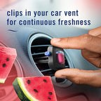 Car Air Freshener Vent Clip Sweet Watermelon Vine Scent, 2 Count,.13 oz Total