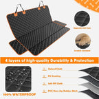 Dog Seat Cover for Back Seat Waterproof Dog Seat Covers for Cars, Car Seat Protector for Dogs, Nonslip Back Seat Cover for Trucks & SUV