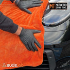 Large Microfiber Drying Towel (24 in x 35 in) Car Exterior Cleaning and Detailing Cloth, Safe On Plastic Trim, Glass, Carbon Fiber, Paint