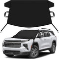 Car Snow Cover Compatible for Chevrolet Traverse | Windshield Cover for Ice and Snow with S-Hook Straps | Heavy-Duty 600D Oxford Winter Car Cover, Waterproof & Anti-Slip