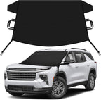Car Snow Cover Compatible for Chevrolet Traverse | Windshield Cover for Ice and Snow with S-Hook Straps | Heavy-Duty 600D Oxford Winter Car Cover, Waterproof & Anti-Slip