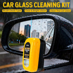 Oil Film Cleaning Brush for Car Windows, Upgraded Clear Vision Car Glass Cleaner with Anti-Rain Coating for Auto Windows and Windshields Improving Clarity, 4fl oz / 120 mL