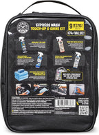 Car Detailing Kit, Interior and Exterior Cleaning, 9-Piece | Includes Tire Shine, Quick Detailer, Total Interior & Glass Cleaner, Microfiber Towels, Applicator & Storage Bag