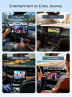 Magic CarPlay Box, Wireless CarPlay Adapter Supports for Netflix/YouTube/TF Card, AI Box Carplay, Plug & Play, Drivechat with AI Skills, Dual WiFi, Bluetooth, Fits for OEM Wired CarPlay Cars