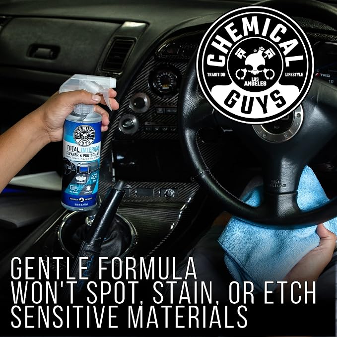 SPI22016 Total Interior Cleaner and Protectant, Safe for Cars, Trucks, SUVs, Jeeps, Motorcycles, RVs & More, 16 fl oz (Pack of 2)