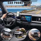 Car Phone Mount for 2024–2026 Volkswagen Atlas/Atlas Cross Sport, Smart Auto-Clamping on 12" Touchscreen, 15W Wireless Fast Charging, 360° Adjustable, Without Blocking Airflow