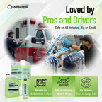 BUBBLE BATH Foaming Car Wash Shampoo 1 Gallon - Works with Foam Cannon, Foam Gun, Bucket Washes, Car Soap for Pressure Washer | For Car, Truck, Motorcycle, RV & More | Green Apple Scented