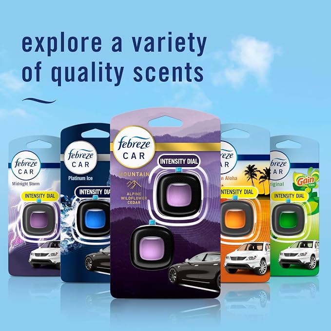 Car Mountain Scent Air Freshener Vent Clip,.07 oz, 2 Count