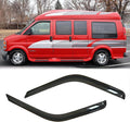 2pc Original Shatterproof Rainproof Window Wind Deflector for Express/Savana 96-20,Tape-on Rain Guard Set,Nice Looking Window Visor for Car,Vent Deflector for 96-20 Express/Savana 1500/2500/3500 92455