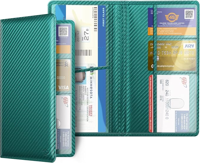 Car Registration and Insurance Card Holder, Vehicle Glove Box Card Organizer Wallet Automobile Accessories for License