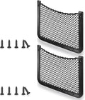 1 Pc Boat Storage Net Bag, ABS Plastic Car Framed Mesh Net Holder, Phone & Cargo Organizer with Screws for Auto, Rv, Boat, Pontoon, Truck Pocket Storage (12 x 8 Inch)