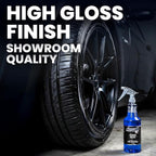 LANE'S Super Blue Tire Dressing | High-Gloss Tire Spray | 32oz (Pack of 1) | No Sling, No Run, Long Lasting | Protects from Cracks & UV Rays | Non-Greasy Tire Dressing & Cleaner for Cars, SUVs, More