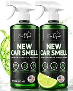 New Car Smell Spray (16oz), Made in USA | Long Lasting Car Air Fresheners Eliminates Odor - Air Fresheners for Cars, Trucks, & Other Vehicles – Fresh Scent Air Freshener Spray by (2-Pack)