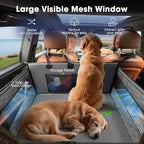 XL Dog Car Seat for Large Medium Dogs, Back Seat Extender for Pets, Waterproof Pet Carseat for Medium Sized Dog, Hammock for Pet, with Storage Pocket for Cars/SUV/Truck(XL)