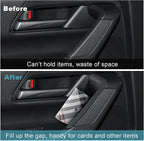4Pcs for 2025 2026 Mazda CX-50 Center Console Door Handle Pockets | Trash Can Storage Box for 2023 2024 2025 2026 Mazda CX50 Accessories 4-Doors Trash Bin Storage Case TPE Material