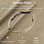 2Pc Carbon Fiber Steering Wheel Cover Universal Fit 99% Cars | Non-slip soft grip, easy to wipe clean, quick to install, perfect for daily commutes and road trips, Beige