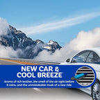 Air Freshener Vent Sticks, New Car / Cool Breeze Scent, 6 Pack, Dual Scent Car Vent Sticks