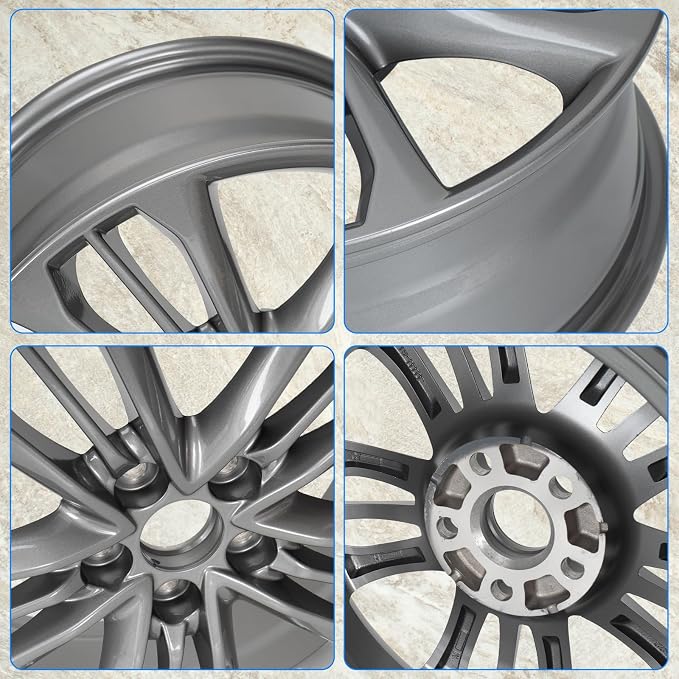 New 17x7" 17 Inch Premium Aluminum Alloy Wheel Rim Fits for 2015 2016 2017 Toyota Camry, OEM Design, Alloy Replacement Wheel, Direct Fit, Super Duty Car Rims Replacement, OE Stock Specs