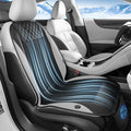 Coverado Cooling Car Seat Cover, Ventilated Seat Cushion with 3-Speed Adjustable Airflow, Gray Breathable Universal Seat Pad for Car SUV Truck Van