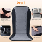 Heated Seat Cover with Fast Heat & Plush Fabric | Longer Size and Expanded Heating Area to Relieve Fatigue for Office & Home