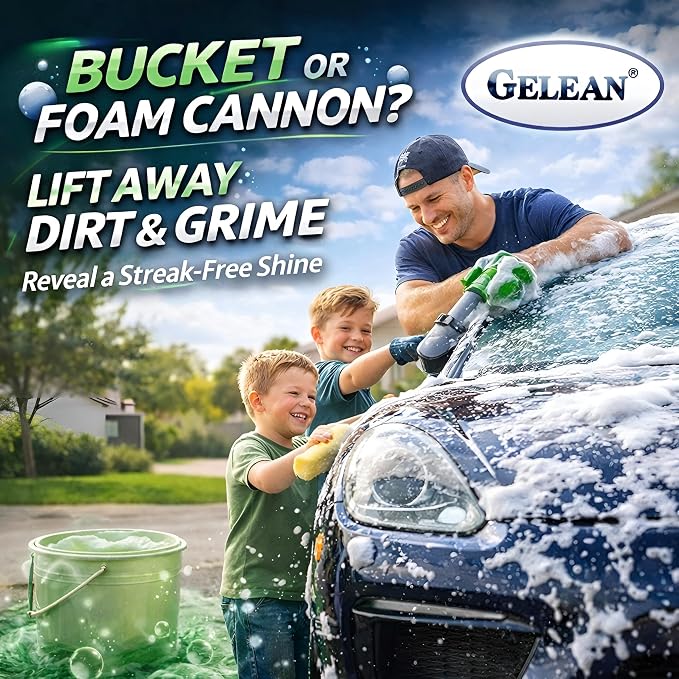 Car Wash Soap – Super Suds High Foaming- 128oz- USA - Deep Cleaning | Foam Cannon or Bucket Use | Cars, Trucks & more |pH-Balanced, Streak-Free | Removes Dirt & Grime | Concentrated car shampoo