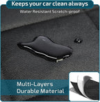 SUV Cargo Liner for Dogs with Side Flaps, Large (54" x 93") Water Resistant Trunk Cover, Non-Slip Pet Area Protector with Bumper Flap, Universal Fit for SUVs Sedans Vans, Black